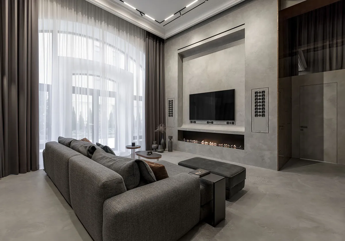 Artichoke Apartment with microcement