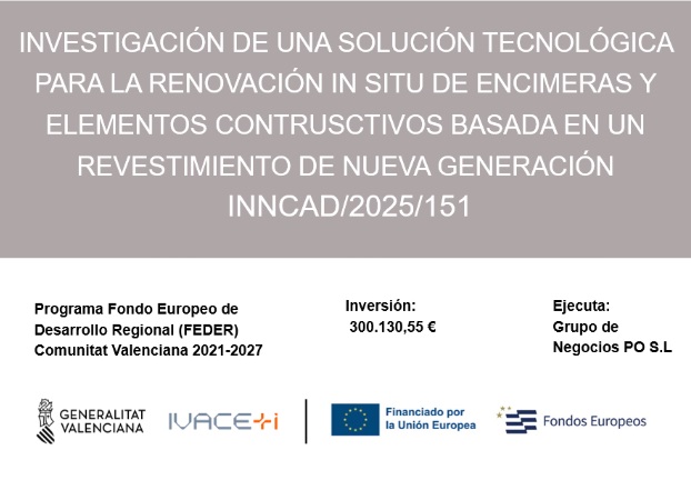 Image of the GEOSEAL project diploma from Topciment®, funded by ERDF (FEDER) funds.